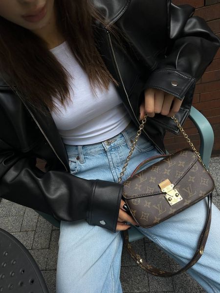 Louis Vuitton Pochette M&eacute;tis East West Bag Brown/Milk [ коробка магніт ] pr7344 фото