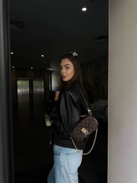 Louis Vuitton Pochette M&eacute;tis East West Bag Brown/Milk [ коробка магніт ] pr7344 фото
