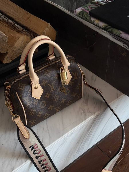 Louis Vuitton Speedy Nano Brown/Milk Коробка магніт lv1031 фото