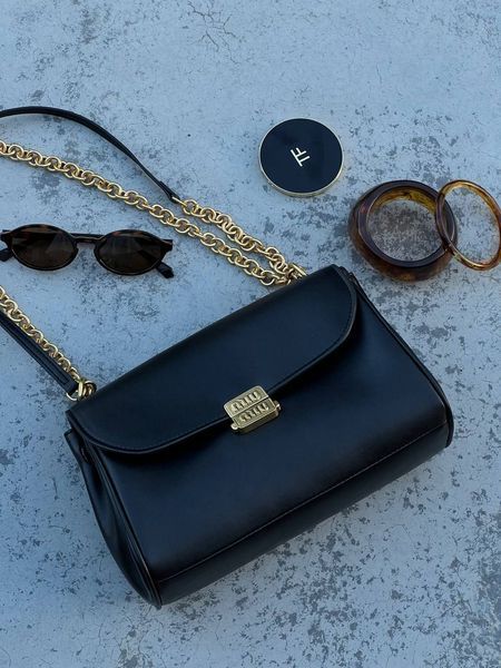 Miu Miu Nappa Shoulder Bag Black [оригінальна коробка] miu2494 фото