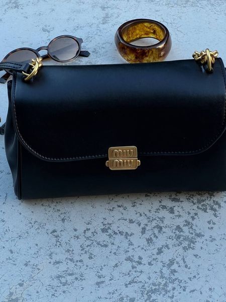 Miu Miu Nappa Shoulder Bag Black [оригінальна коробка] miu2494 фото