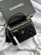 Chanel Classic Black Lambskin Pearl Crush Vanity Bag Золота фурнітура [оригінальна магнітна коробка] pr2077 фото 5