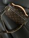 Louis Vuitton Pochette M&eacute;tis East West Bag Brown/Milk [ коробка магніт ] pr7344 фото 7