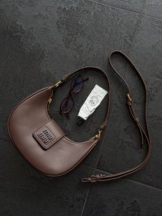 Miu Miu Leather Hobo Bag Brow оригинальна коробка] miu2589 фото