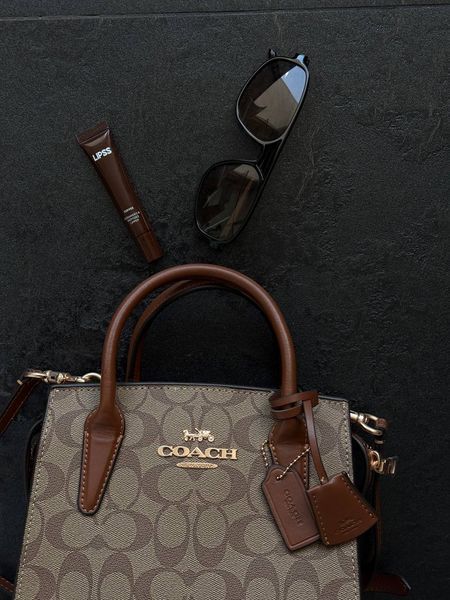 Coach Andrea Carryall In Signature Canvas Brown/Beige [оригінальна коробка] pr97038 фото