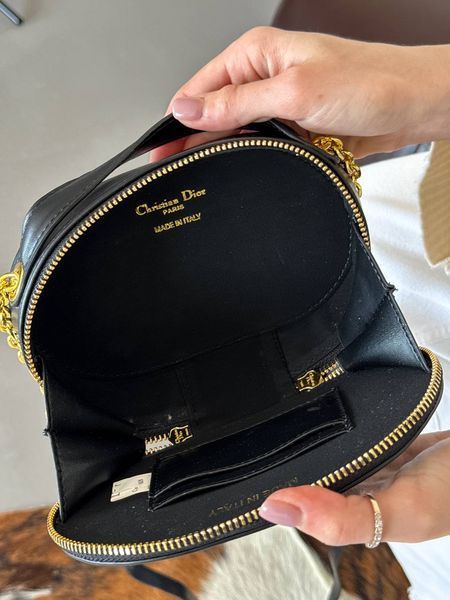 Dior CD Signature Oval Camera Bag Black [оригінальна коробка] pr01238 фото