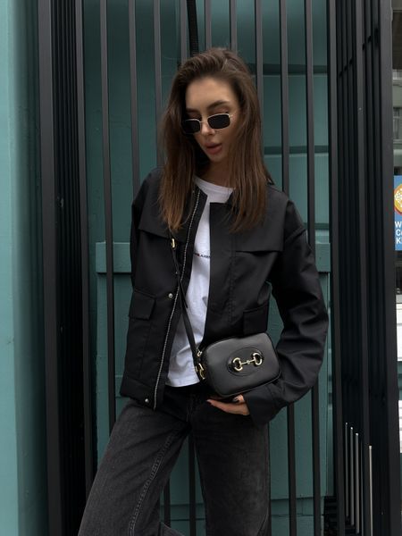 Gucci Horsebit 1955 Small Shoulder Bag Black [оригінальна коробка] pr7718 фото