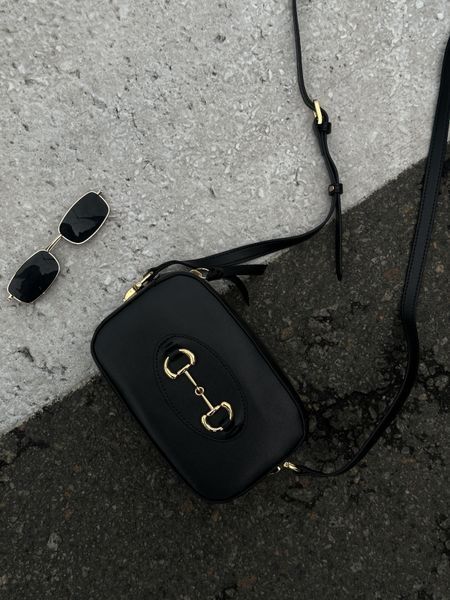 Gucci Horsebit 1955 Small Shoulder Bag Black [оригінальна коробка] pr7718 фото