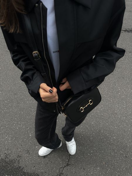 Gucci Horsebit 1955 Small Shoulder Bag Black [оригінальна коробка] pr7718 фото