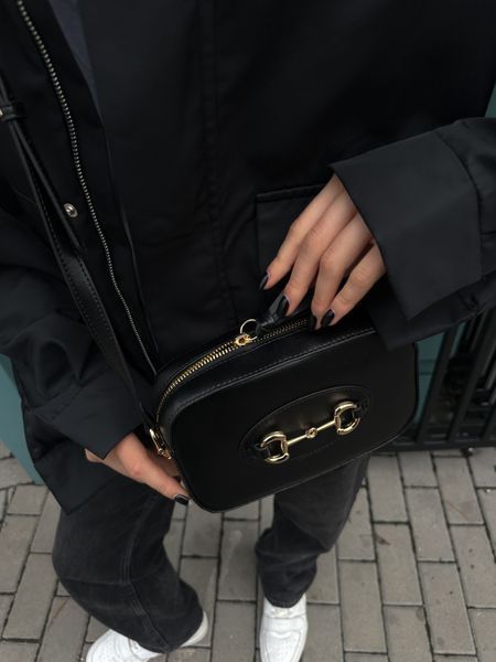 Gucci Horsebit 1955 Small Shoulder Bag Black [оригінальна коробка] pr7718 фото