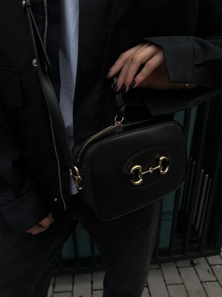 Gucci Horsebit 1955 Small Shoulder Bag Black [оригінальна коробка] pr7718 фото