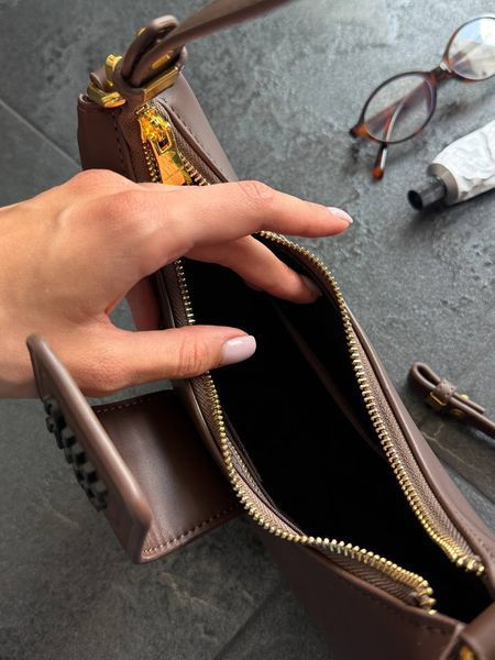 Miu Miu Leather Hobo Bag Brow оригинальна коробка] miu2589 фото