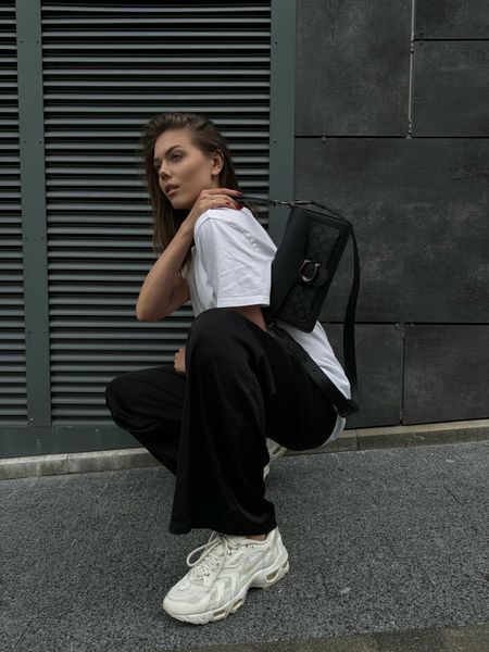 Сoach Tabby Shoulder Bag Signature Canvas Black [крафтова коробка] pr0800 фото