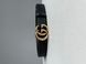 Gucci Leather Belt With Double G Gold Buckle 66142 фото 6