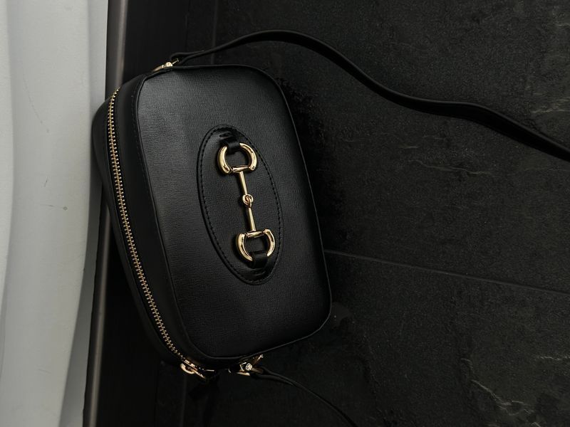 Gucci Horsebit 1955 Small Shoulder Bag Black [оригінальна коробка] pr7718 фото