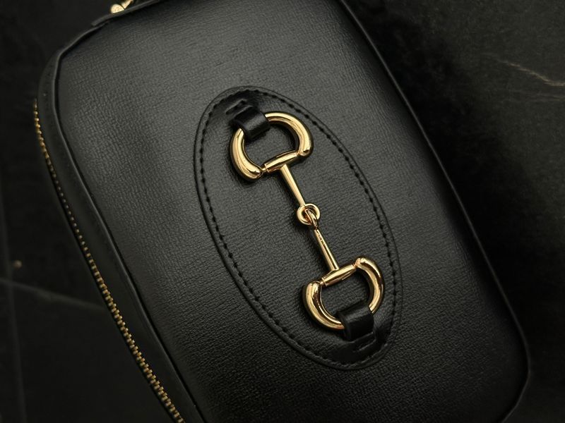 Gucci Horsebit 1955 Small Shoulder Bag Black [оригінальна коробка] pr7718 фото