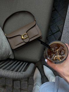 Coach Tabby Shoulder Bag Brown [крафт коробка] pr0094 фото