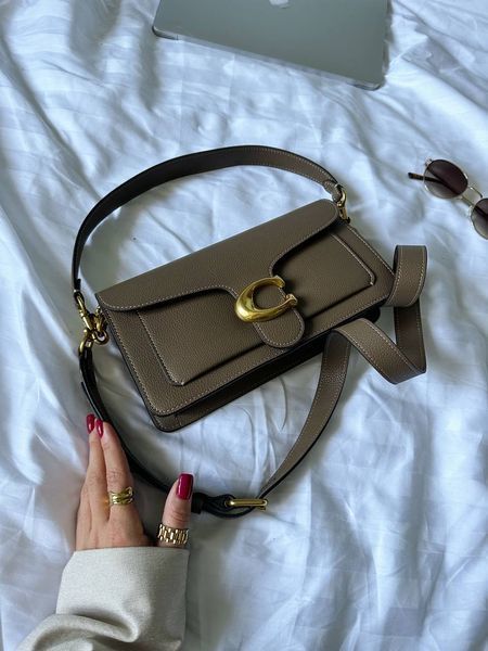 Coach Tabby Shoulder Bag Brown [крафт коробка] pr0094 фото