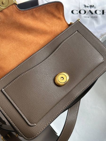 Coach Tabby Shoulder Bag Brown [крафт коробка] pr0094 фото