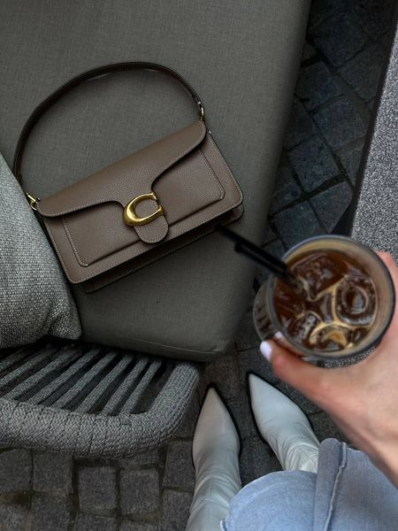 Coach Tabby Shoulder Bag Brown [крафт коробка] pr0094 фото