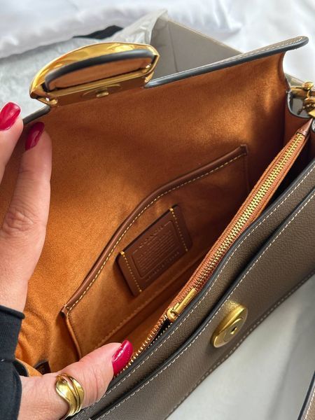 Coach Tabby Shoulder Bag Brown [крафт коробка] pr0094 фото