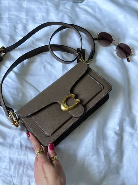 Coach Tabby Shoulder Bag Brown [крафт коробка] pr0094 фото
