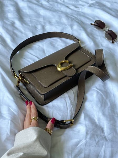 Coach Tabby Shoulder Bag Brown [крафт коробка] pr0094 фото