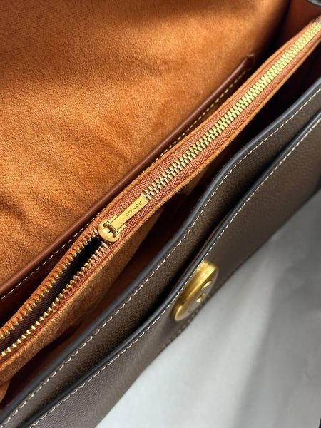 Coach Tabby Shoulder Bag Brown [крафт коробка] pr0094 фото