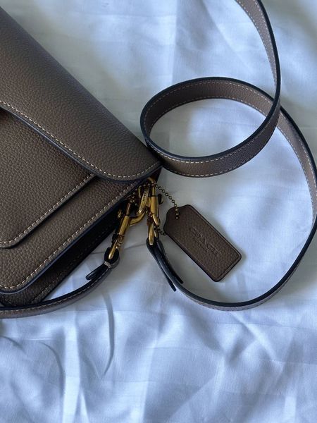 Coach Tabby Shoulder Bag Brown [крафт коробка] pr0094 фото