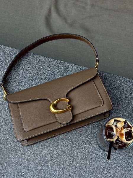 Coach Tabby Shoulder Bag Brown [крафт коробка] pr0094 фото