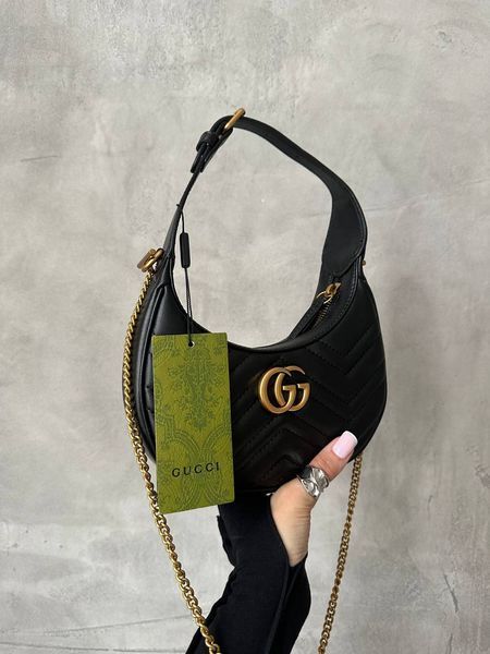 Gucci Marmont small shoulder bag Black/Gold [звичайна бренд коробка] pr0809 фото