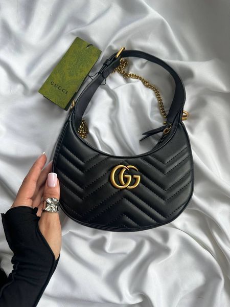Gucci Marmont small shoulder bag Black/Gold [звичайна бренд коробка] pr0809 фото