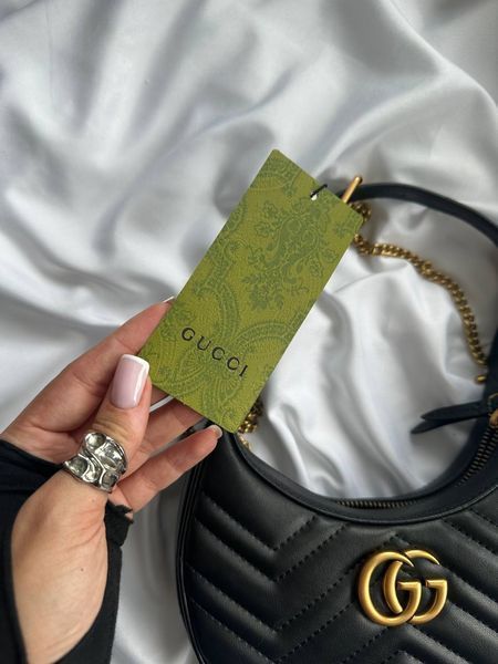 Gucci Marmont small shoulder bag Black/Gold [звичайна бренд коробка] pr0809 фото