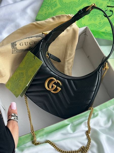 Gucci Marmont small shoulder bag Black/Gold [звичайна бренд коробка] pr0809 фото