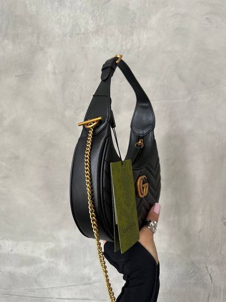 Gucci Marmont small shoulder bag Black/Gold [звичайна бренд коробка] pr0809 фото