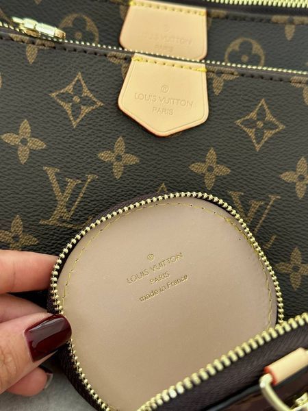 Louis Vuitton Multi Pochette Brown/Pink [бренд коробка] pr01228 фото