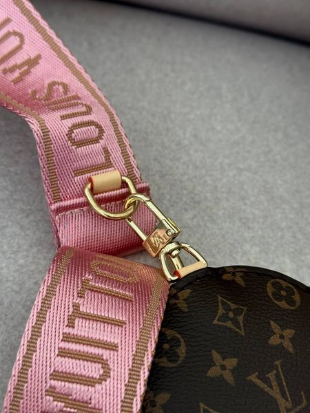Louis Vuitton Multi Pochette Brown/Pink [бренд коробка] pr01228 фото