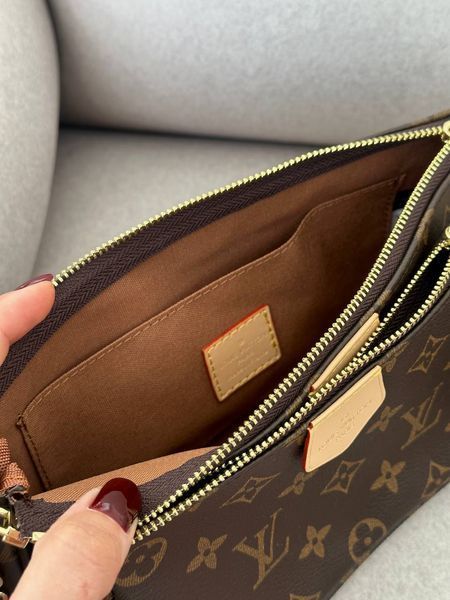 Louis Vuitton Multi Pochette Brown/Pink [бренд коробка] pr01228 фото