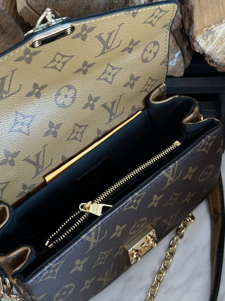Louis Vuitton Pochette M&eacute;tis East West Bag Brown/Beige Магнітна коробка pr7345 фото