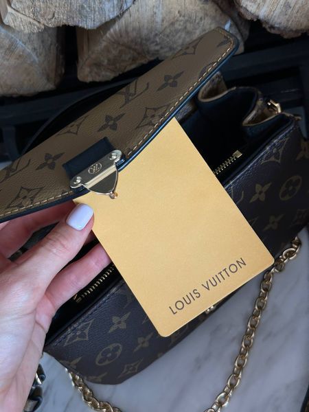 Louis Vuitton Pochette M&eacute;tis East West Bag Brown/Beige Магнітна коробка pr7345 фото
