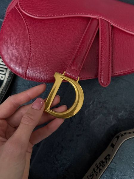 Saddle Bag with Strap Cherry Red Grained Calfskin [коробка кришка-дно] pr09987 фото