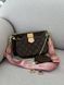 Louis Vuitton Multi Pochette Brown/Pink [бренд коробка] pr01228 фото 1