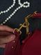 Saddle Bag with Strap Cherry Red Grained Calfskin [коробка кришка-дно] pr09987 фото 6