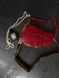 Saddle Bag with Strap Cherry Red Grained Calfskin [коробка кришка-дно] pr09987 фото 2