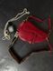 Saddle Bag with Strap Cherry Red Grained Calfskin [коробка кришка-дно] pr09987 фото 3