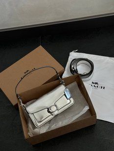 Сoach Tabby Shoulder Bag Silver [крафтова коробка] pr9822 фото