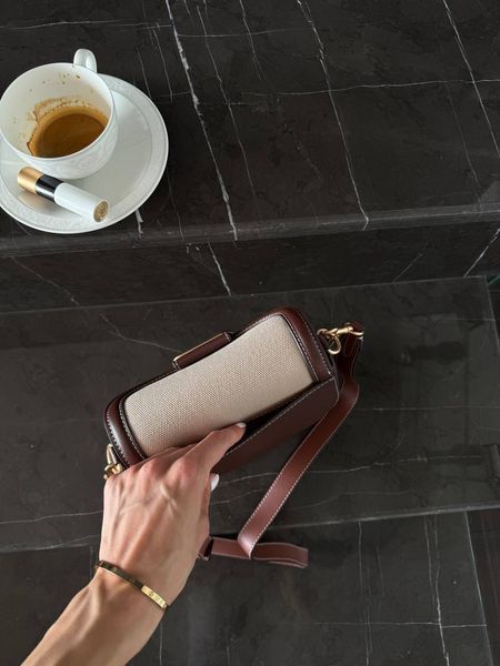 Coach Morgan Saddle Bag In Colorblock Signature Canvas [крафтова коробка](інший колір ремінця) co5020 фото