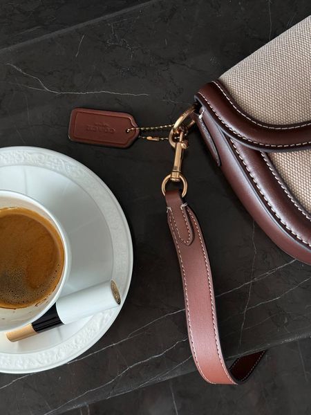 Coach Morgan Saddle Bag In Colorblock Signature Canvas [крафтова коробка](інший колір ремінця) co5020 фото