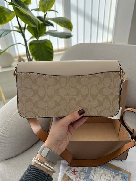 Coach Morgan Shoulder Bag Beige/White [крафтова коробка] pr0081 фото