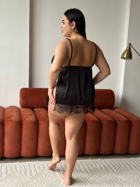 Легкий пеньюар для дівчат PLUS SIZE DO3937 фото